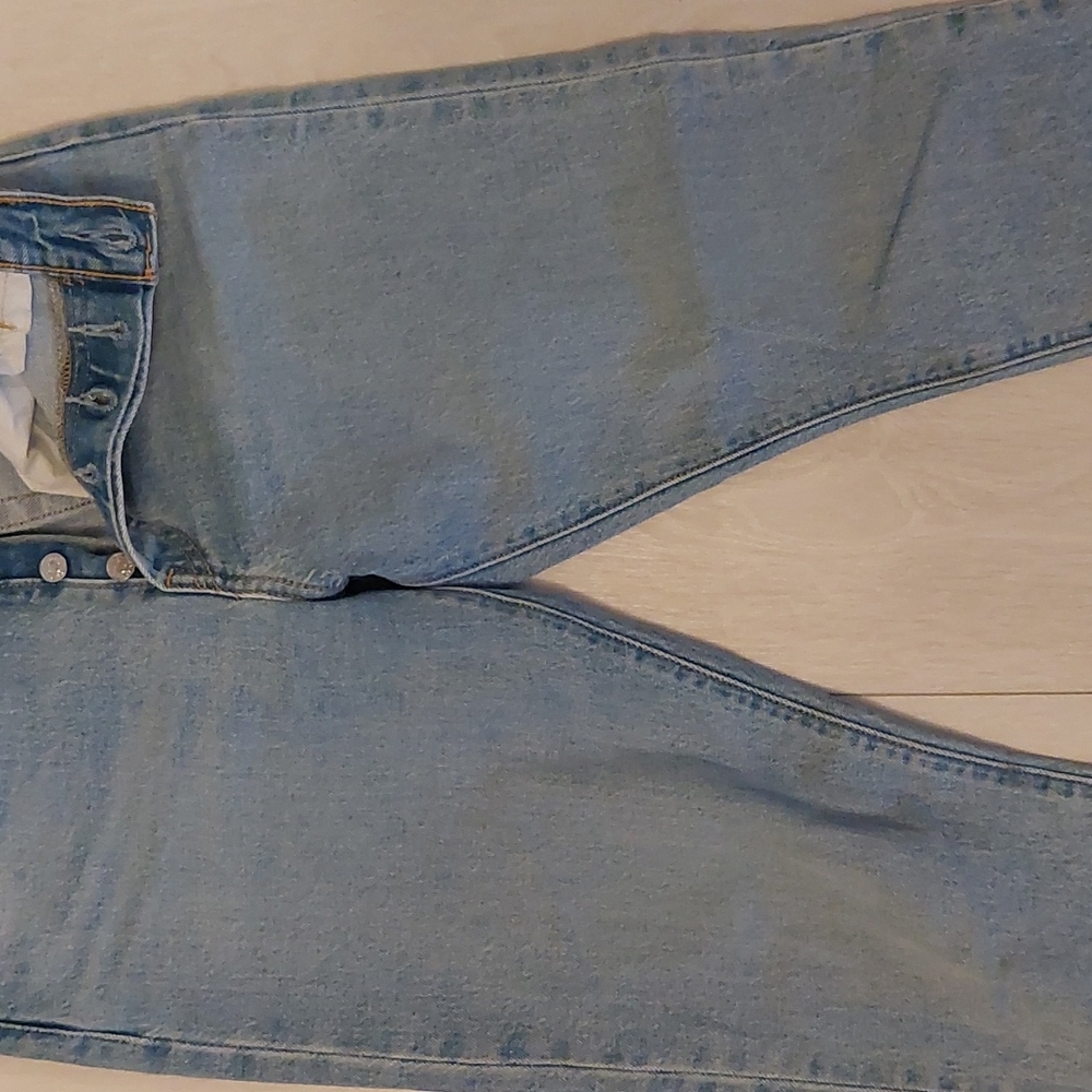 Levi's 501 Stretch Skinny Jeans W28 L28 Tango Light Wash - Picture 3 of 9